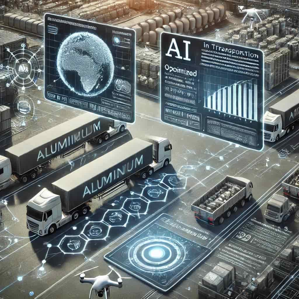 نقش هوش مصنوعی در تولید و زنجیره تأمین مواد اولیه در صنعت آلومینیوم