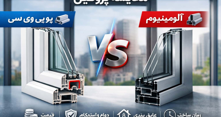 مقایسه پروفیل یو پی وی سی و آلومینیوم