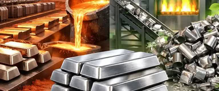 مقایسه آلومینیوم بازیافتی تبدیلی با نو