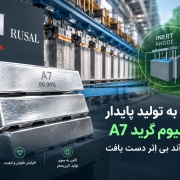تولید آلومینیوم گرید A7 روسال